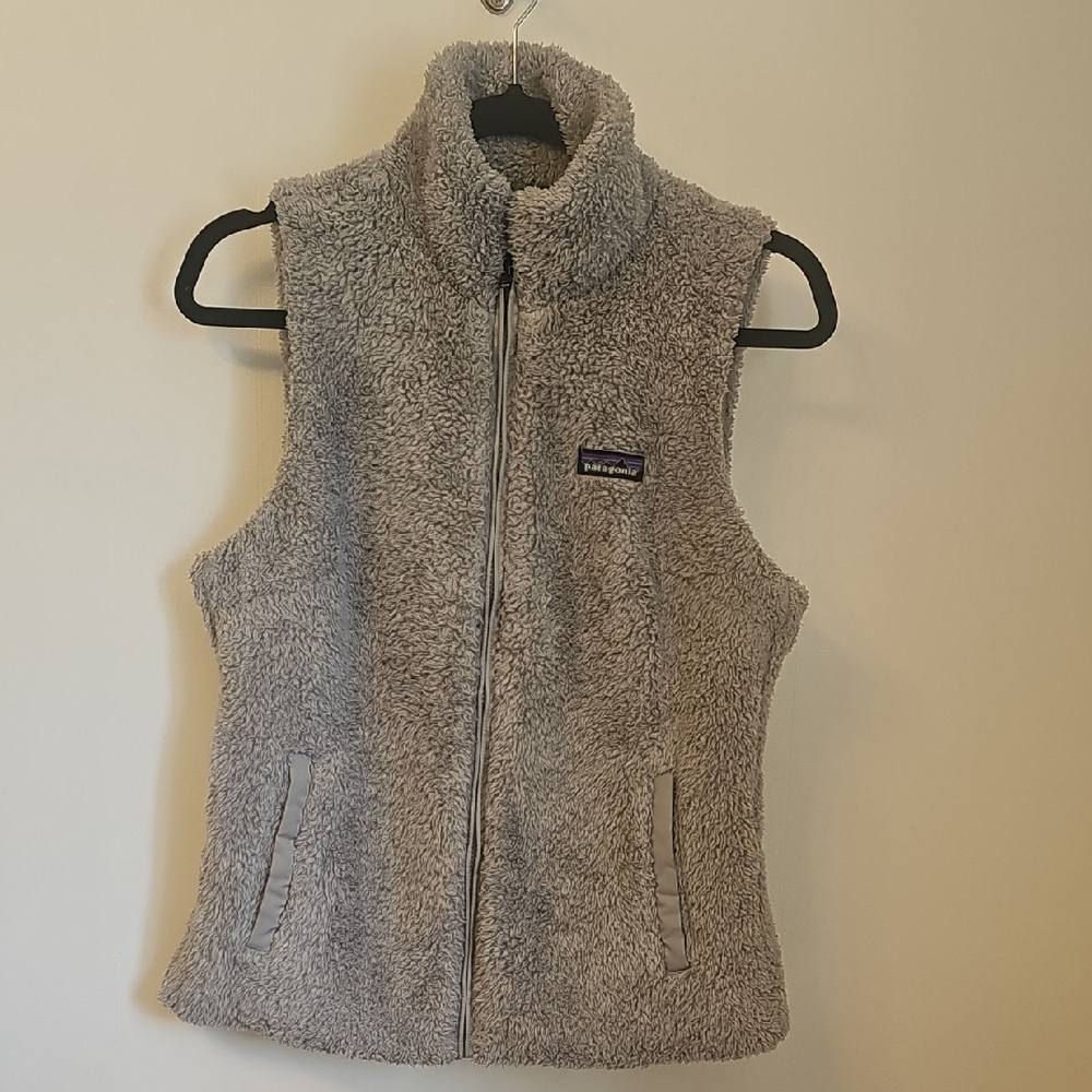 Patagonia Fuzzy Gray Vest
